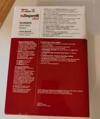 Vocabolario Zingarelli 2020