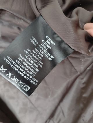 Abrigo Piel Marrón Café Talla 36/38