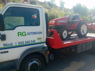 Transporte de caravanas -Remolques - maquinaria