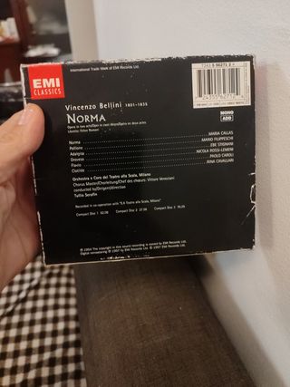 CD Bellini Norma Maria Callas EMI Classics