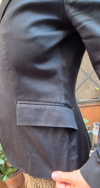 Chaqueta negra elegante