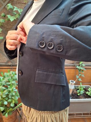 Chaqueta negra elegante