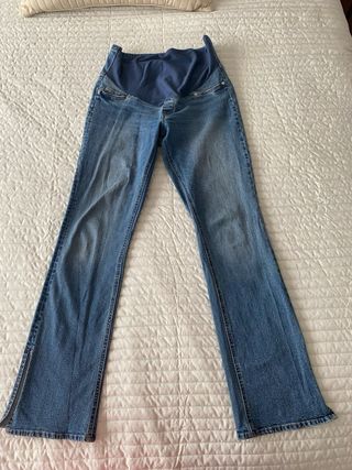 Pantalones embarazada premamá negros T.38/40