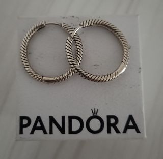 Argollas Pandora Plata Originales