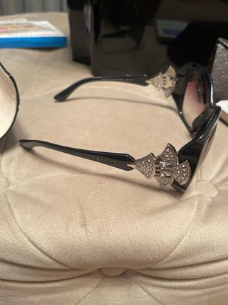 Gafas de sol Bulgari negras y rosas