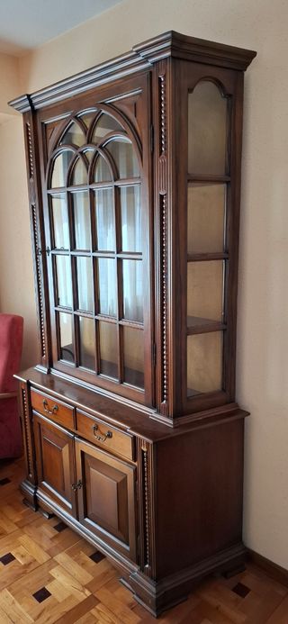 Armario Vitrina Madera