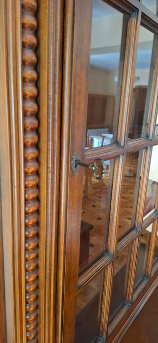 Armario Vitrina Madera