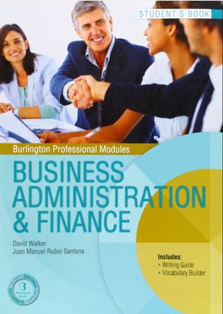 BUSINESS ADMINISTRATION FINANCE SB GS Burlingto...