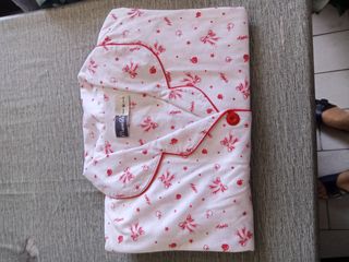 Pigiama donna Man Di bianco con mele rosse M