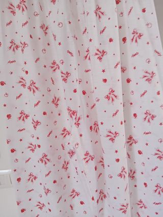 Pigiama donna Man Di bianco con mele rosse M