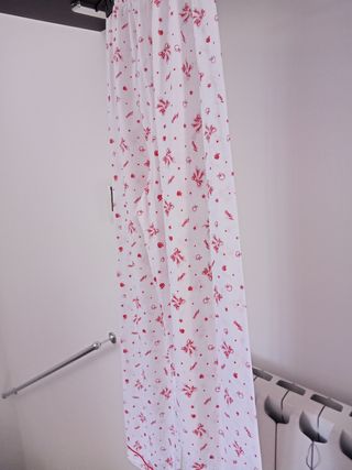 Pigiama donna Man Di bianco con mele rosse M