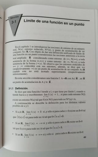 2x Libros "Análisis Matemático"
