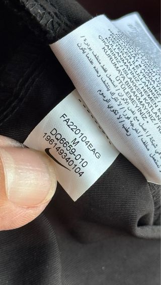 Pantalón Nike Tech Pack Dri-FIT Talla M Negro