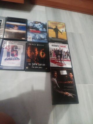 DVDs de Películas Variadas (Crimen, Suspense)
