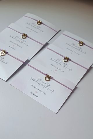 Pulseras boda