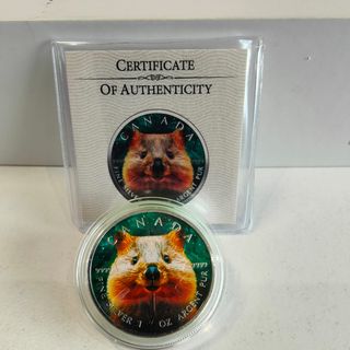 Monete canadesi in argento puro da 1 Oz 9999