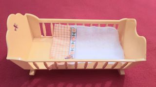 Cuna Barriguitas + Muñeco años 70
