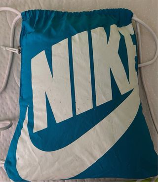 Mochila Nike Azul con Cuerdas