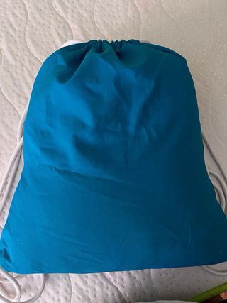 Mochila Nike Azul con Cuerdas