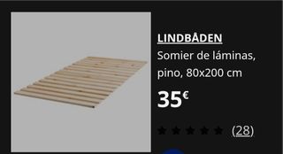 Cama infantil extensible metálica IKEA