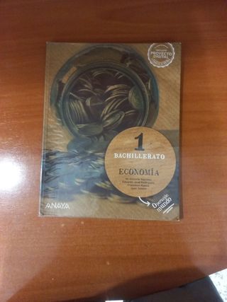 Libro de ECONOMÍA 1 BACHILLERATO