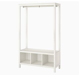 Armario Abierto Blanco Ropero 120x50x197cm.