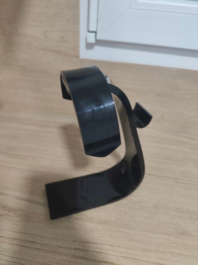 Soporte para auriculares negro