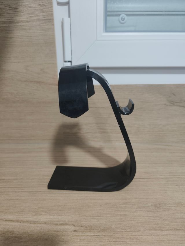 Soporte para auriculares negro