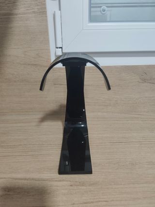 Soporte para auriculares negro
