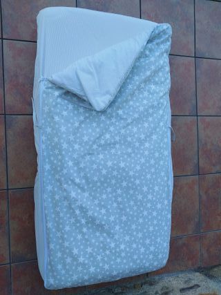 Colchón Cuna Oxsi Ecus Kids + Ropa de Cuna