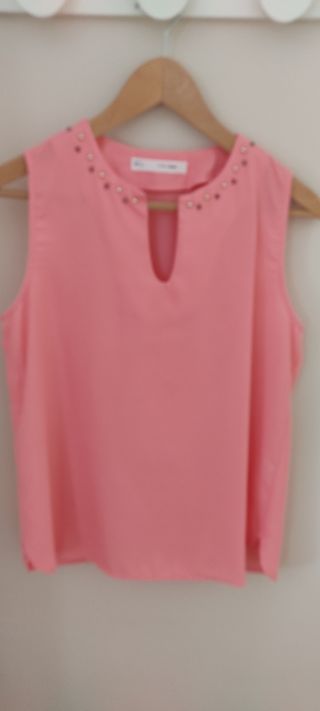 Top Sfera Mujer Talla S Rosa