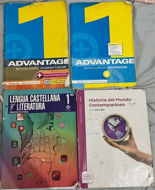 Libros 1º de Bachillerato