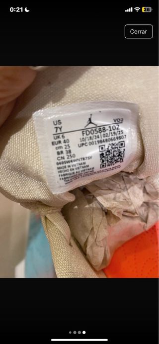 Zapatillas Jordan Beige Multicolor