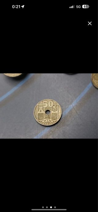 Monedas 50 céntimos 1949 (260 piezas)