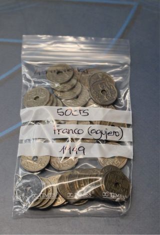 Monedas 50 céntimos 1949 (260 piezas)