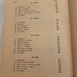 Libro antiguo “Lecciones de Cosas" 1940