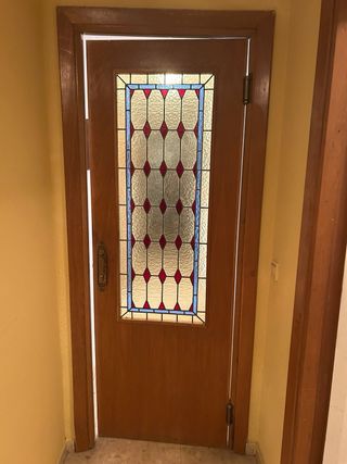 puerta vidriera