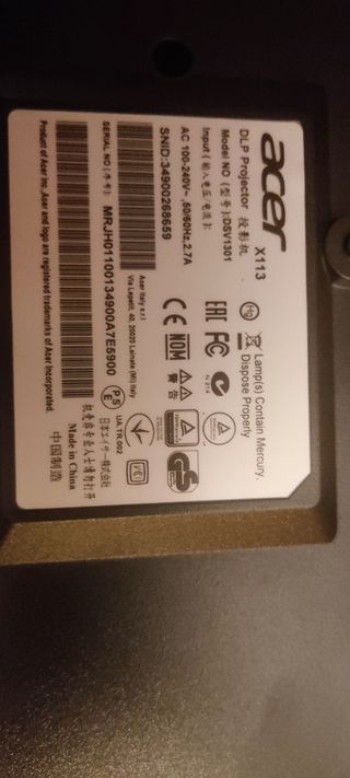 Proyector Acer Negro