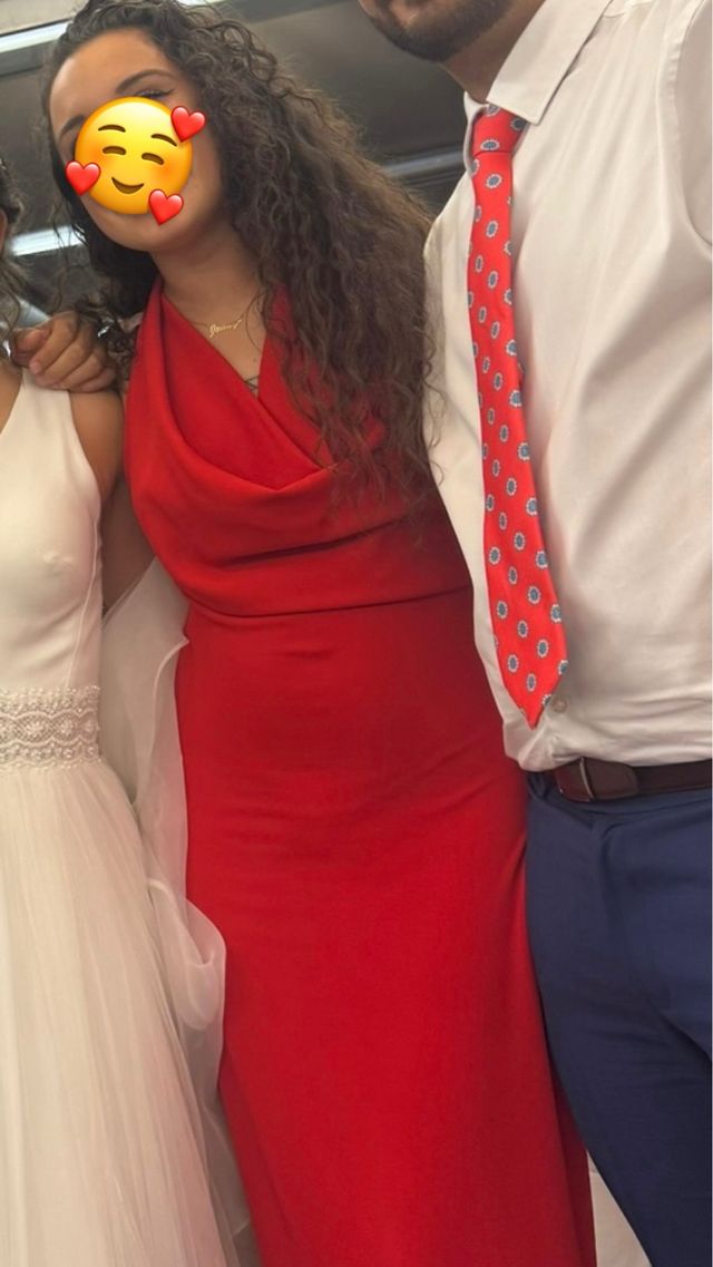 Vestido rojo elegante