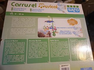Carrusel Musical Cuna Bebé Saro