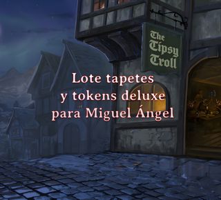 Lote tapetes y tokens deluxe para Miguel Ángel