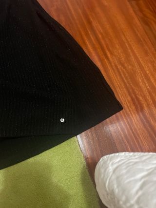 Falda larga Brownie negra