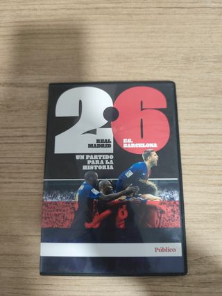 DVD Histórico Barça-Madrid 2-6
