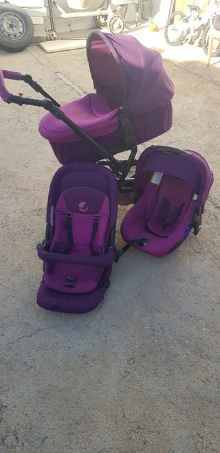 Carrito de bebé morado Jané