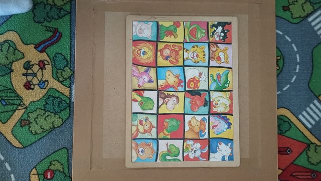 Puzzle con animali per bambini