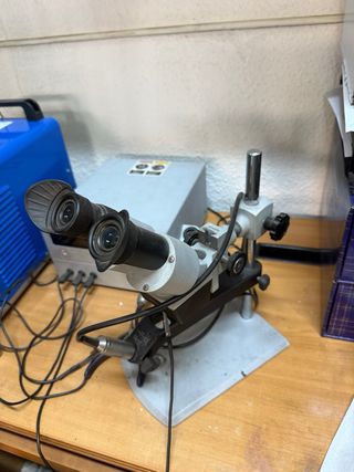 Lampert PUK-3 con microscopio, consumibles y argón