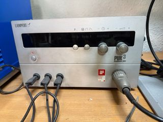 Lampert PUK-3 con microscopio, consumibles y argón