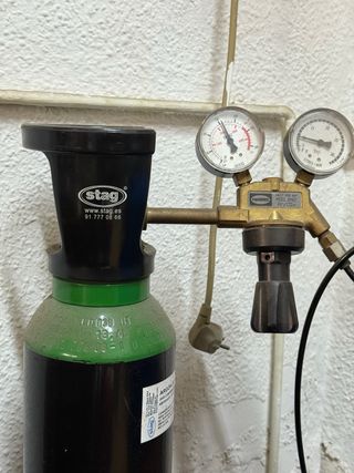 Lampert PUK-3 con microscopio, consumibles y argón