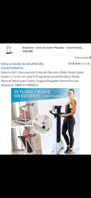 Cinta de Correr iWalk Smart utilizada solo 2 veces