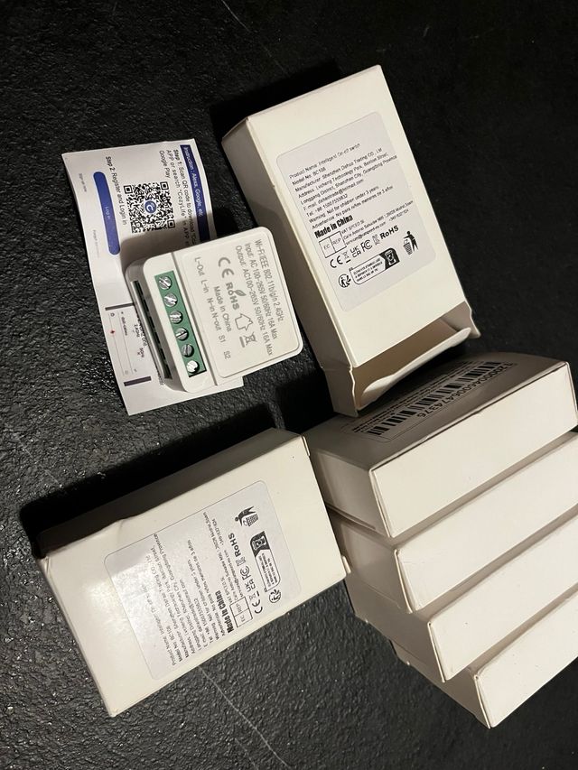 6 interruptores WiFi 16A Smart Home